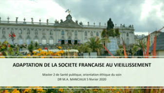 Photo de la place Stanislas à Nancy avec son jardin éphémère. Titre du cours en sur-impression